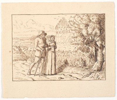 Illustrasjon for St. St. Blicher, De tre hellige aftener av Christen Dalsgaard