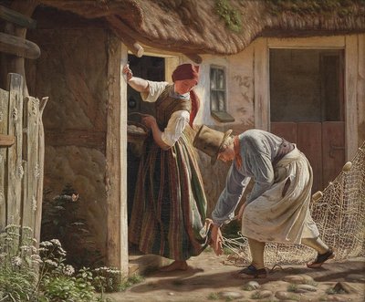 Jenta fanget i nettet av Christen Dalsgaard