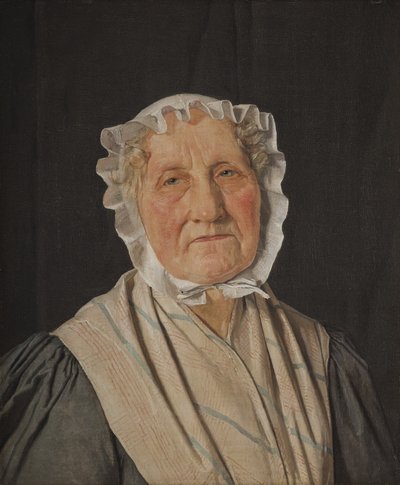 Portrait of Inger Margrethe Høyen, née Schrøder, the Mother of the Art Historian N.L. Høyen av Christen Købke
