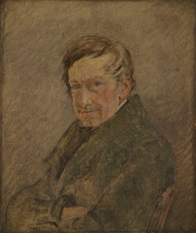 Portrett av dyremaleren C.D. bygninger av Christen Købke