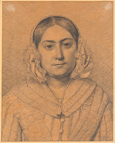 Portrett av Antoinette Christiane Købke av Christen Købke