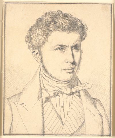 Portrett av kunstnerens bror, H.P.N. Købke (1812-39) av Christen Købke