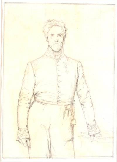 Amtmann og kammerherre Jens Andreas Graah (1787-1873) av Christen Købke