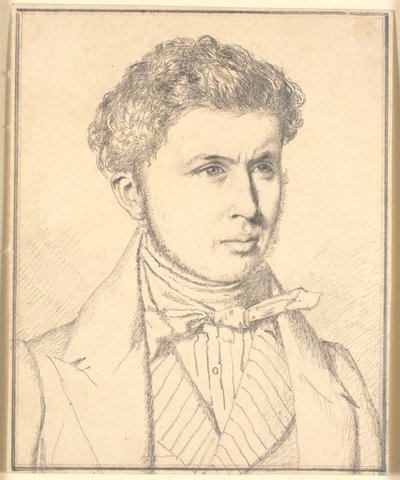 Portrett av kunstnerens bror, H.P.N. Købke (1812-39) av Christen Købke