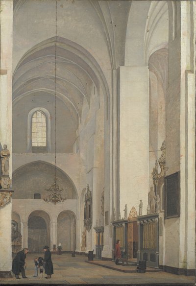 Tverrskipet til Århus domkirke av Christen Købke