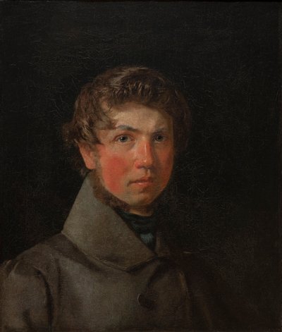 Selvportrett, ca. 1833 (olje på lerret) av Christen Schjellerup Kobke