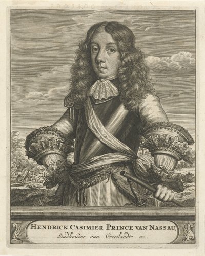 Portrett av Hendrik Casimir, prins av Nassau av Christiaan Hagen