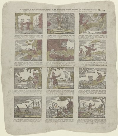 Historien som disse bildene tilhører er, veldig lesbar og lærerikt, beskrevet av den kjente barnevennen / leiren (...) (tittel på objekt) av Christiaan Jacob Schuyling