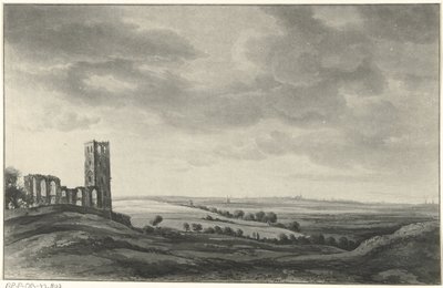 Landskap med ruin av Christiaan Josi