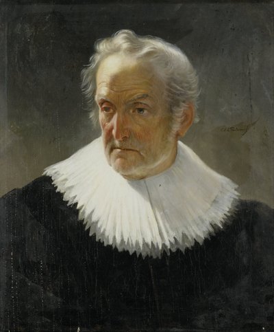 En gammel mann i kjole fra 1600-tallet av Christiaan Julius Lodewijk Portman