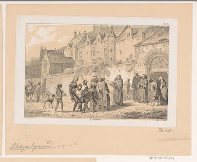 Egmond Abbey, 1200-tallet av Christiaan Lodewijk van Kesteren