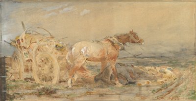 Forlatt: Donaus myrer, før 1887. av Christian Adolf Schreyer