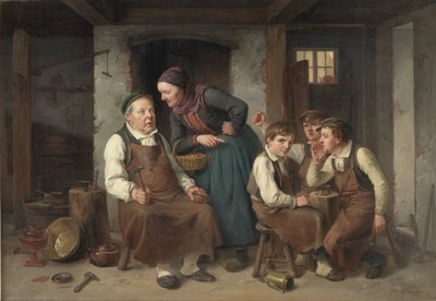 I et kobbersmedverksted av Christian Andreas Schleisner