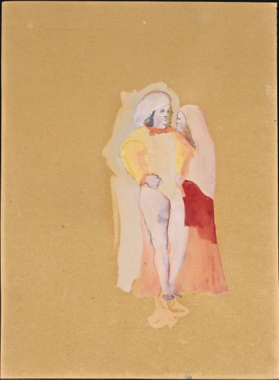 Paret (gouache og akvarell på papir) av Christian Bérard