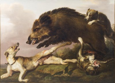 Villsvinjakt av Christian David Gebauer
