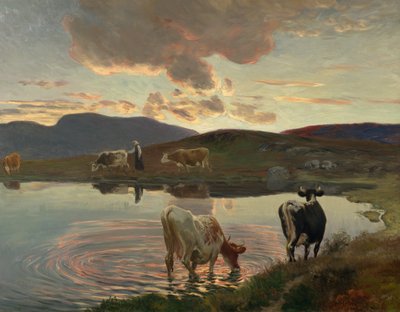 Etter solnedgang av Christian Eriksen Skredsvig