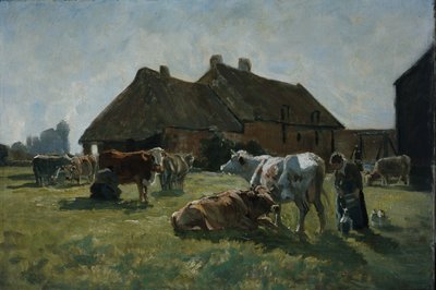 Studie for Forme a Venoix (olje på lerret) av Christian Eriksen Skredsvig