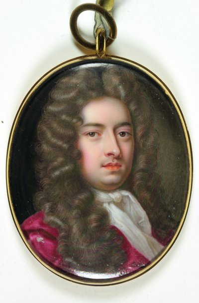 En gentleman kalt William Lord Russell (emalje) (se også 3076204) av Christian Friedrich Zincke