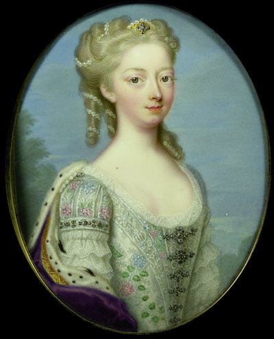 Anna, prinsesse av Hannover (1709–59), kone til William IV, prins av Orange-Nassau av Christian Friedrich Zincke