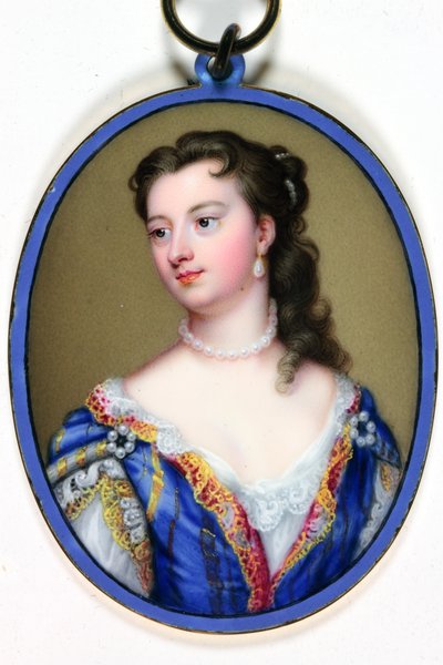 Lady Mary Wortley Montagu (emalje) av Christian Friedrich Zincke