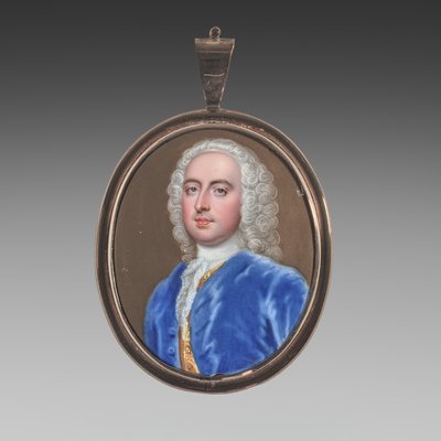 Portrett av en mann av Christian Friedrich Zincke