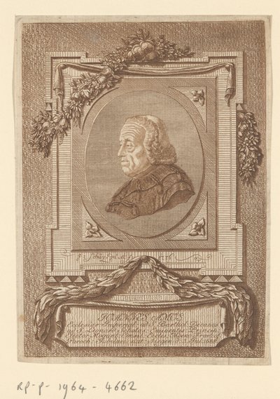 Portrett av Johann Baptist Amos av Christian Georg Schütz (I)