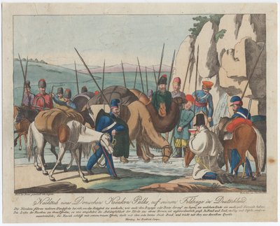 Don kosakker hviler i Tyskland, ca 1814 av Christian Gottfried Heinrich Geissler