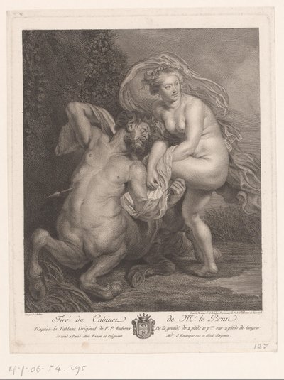 Deianeira på Nessos av Christian Gottfried Schultze