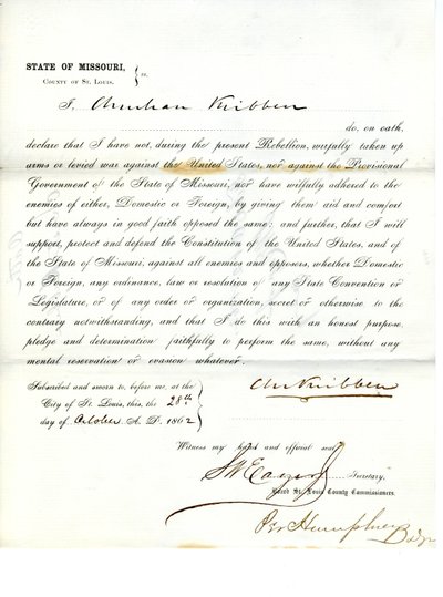 Lojalitetsed av Christian Kribben fra Missouri, fylket St. Louis av Christian Kribben