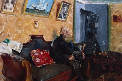 Kondolansebesøk av Christian Krohg