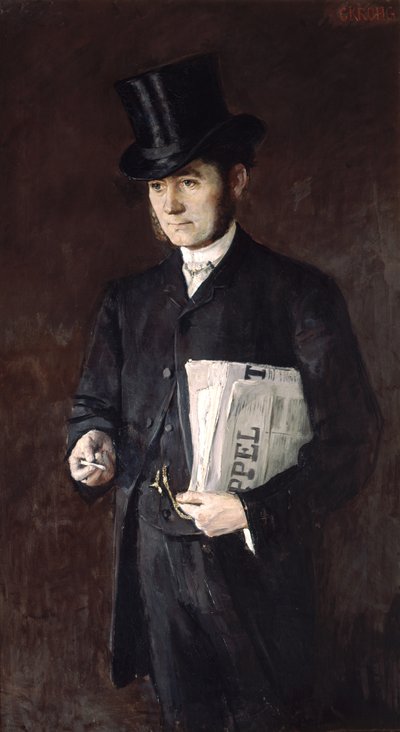 Editor Ola Thommessen av Christian Krohg