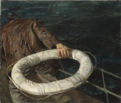 Mann over bord av Christian Krohg