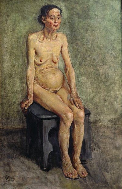 Gammel kone av Christian Krohg