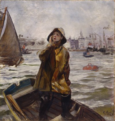 Pilot boy, Bergens Bay av Christian Krohg