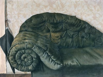 sofa og paraply (maleri) av Christian Krohg