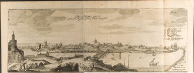 Narva illustrasjon fra reiser til den store hertugen av Muscovy og kongen av Persia av Adam Olear av Christian Lorenzen Rothgiesser