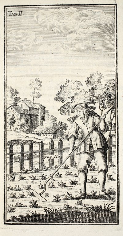 Gartner Hoeing, pub. Erfurt i Thüringen, 1753-55 av Christian Reicharts
