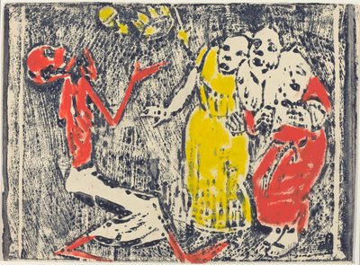 Død som gjøgler, 19181919. av Christian Rohlfs