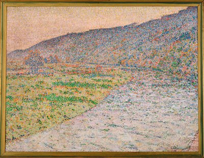 Ruhr-elven nær Herdecke (maleri på lerret) av Christian Rohlfs