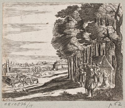 Illustrasjon til Adam Olearius, "Persisk Rosenthal av en genial poet Schich Saadi […]", Schleswig 1660 av Christian Rothgiesser
