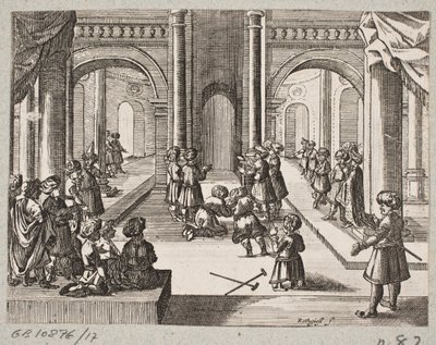 Illustrasjon til Adam Olearius, "Persisk Rosenthal av en genial poet Schich Saadi […]", Schleswig 1660 av Christian Rothgiesser