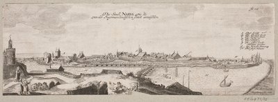 Prospekt av Narva sett fra elven av Christian Rothgiesser