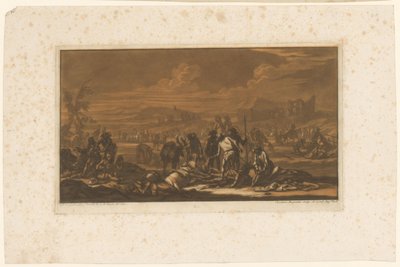 Såret på slagmarken Ryttere, hester og kamper (serietittel) av Christian Rugendas