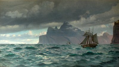 Cape North, Icelend, 1884 av Christian Vigilius Blache