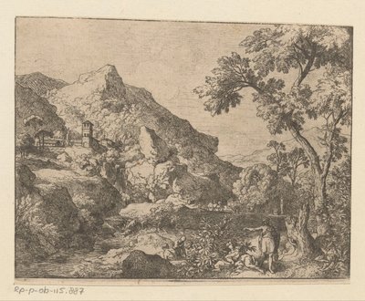 Arkadisk fjellandskap av Christian Wilhelm Ernst Dietrich