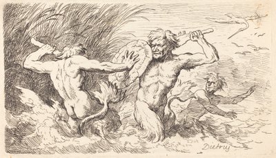 Kjemp mot Tritons av Christian Wilhelm Ernst Dietrich