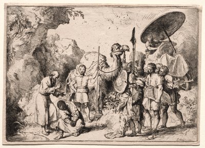 Diakon Filip døper evnukken av Christian Wilhelm Ernst Dietrich