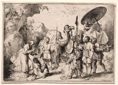 Diakon Filip døper evnukken. av Christian Wilhelm Ernst Dietrich