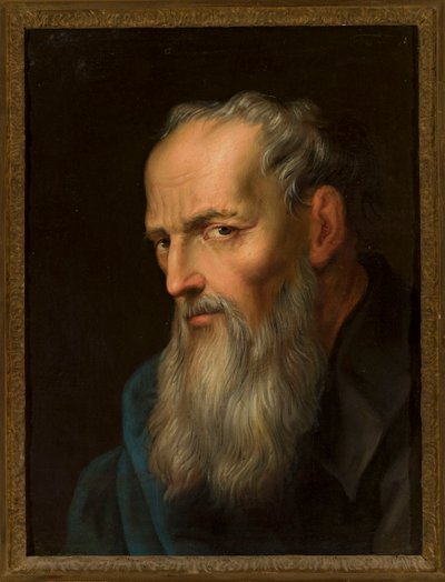 Hode av en gammel mann (Sankt Paulus?) av Christian Wilhelm Ernst Dietrich