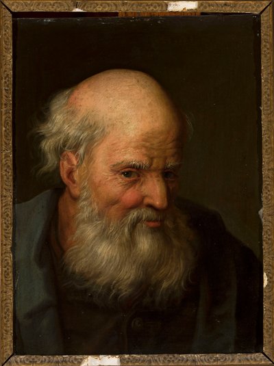 Hode av en gammel mann (Sankt Peter?) av Christian Wilhelm Ernst Dietrich